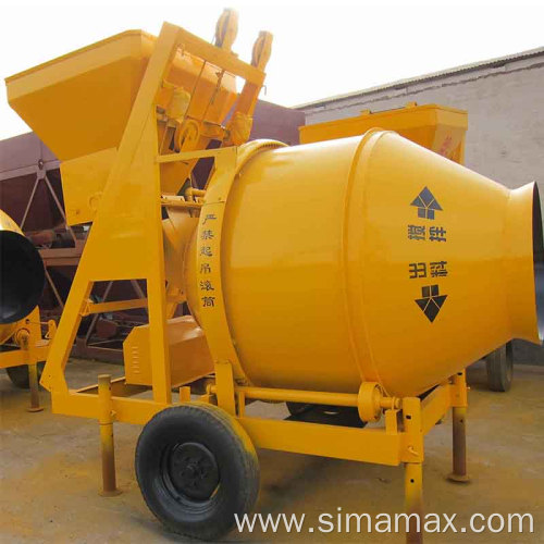 diesel engine self loading concrete mixer